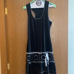 Black tank top dress